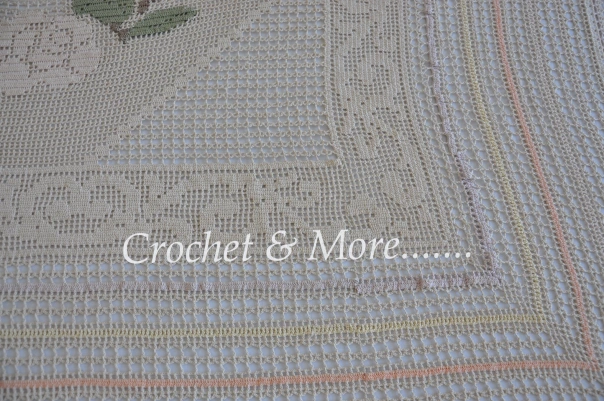 filet crochet detail