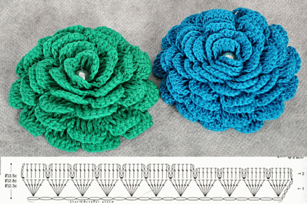 crochet flower 46